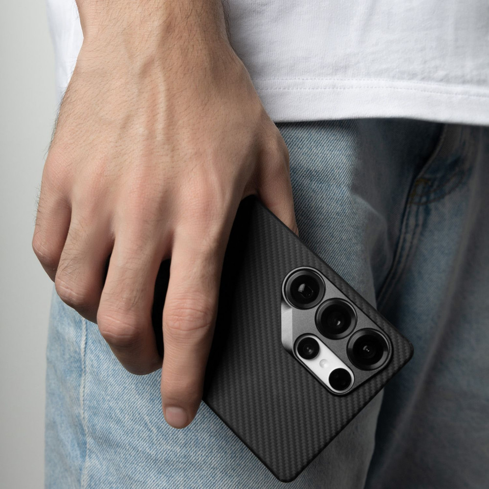 Чехол Proove Carbon Slim with Magnetic Ring Samsung Galaxy S25 Ultra - фото 7