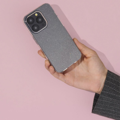 Чохол Clear Case with Sparkles iPhone 15