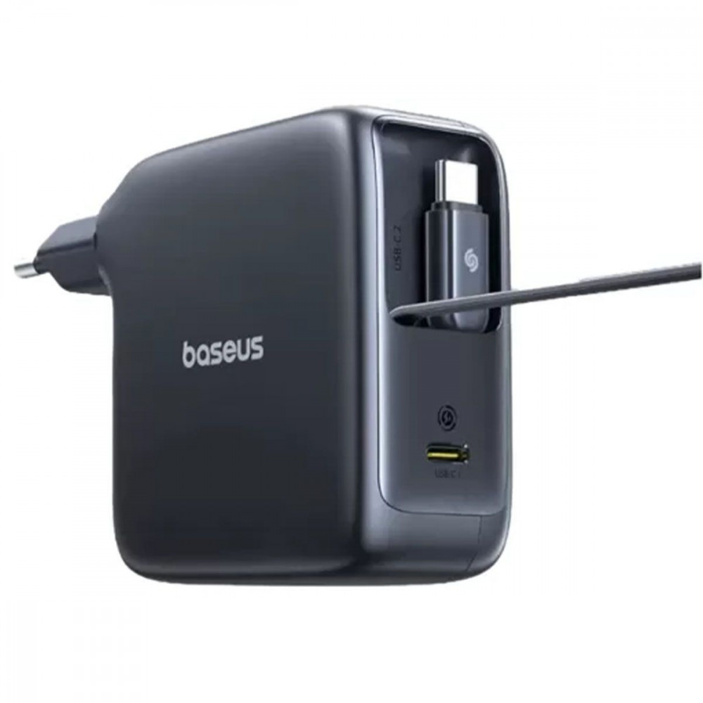 МЗП Baseus EnerCore CJ21 Fast Charger with Dual Retractable Cables 67W (3 Type-C) — Придбати в Україні - фото 2