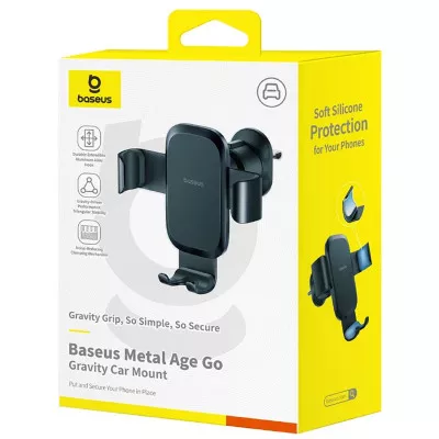 Автомобільний тримач Baseus Metal Age Go Air Outlet Car Mount — Придбати в Україні