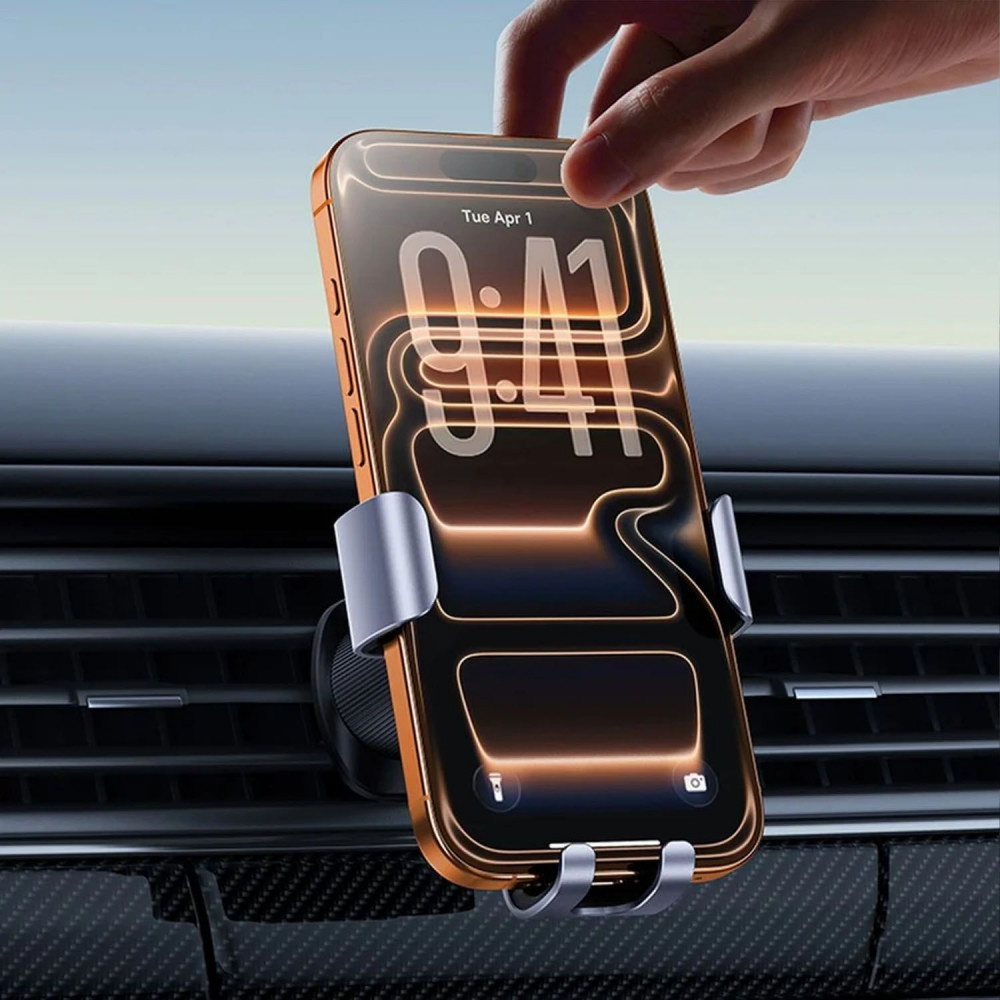 Автомобільний тримач Baseus Metal Age Go Air Outlet Car Mount — Придбати в Україні - фото 5