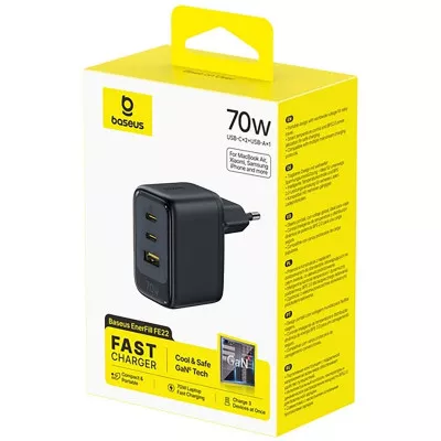 МЗП Baseus EnerFill FE22 70W (2*Type-C+USB) — Придбати в Україні