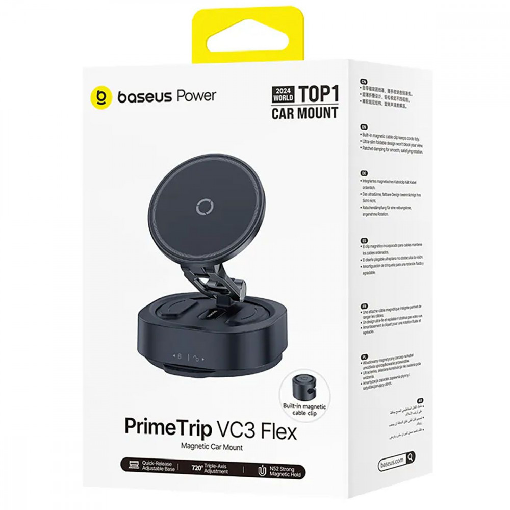 Автомобільний тримач Baseus PrimeTrip VC3 Flex Suction Type Car Mount — Придбати в Україні - фото 1