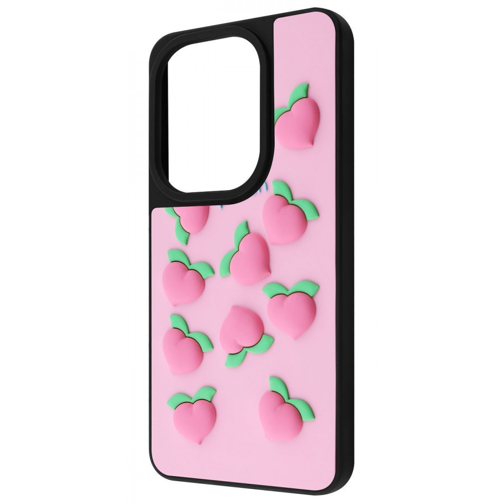 Чехол WAVE Doodle Case Xiaomi Redmi 15C 4G (European) 173.2mm peach на картинке №1