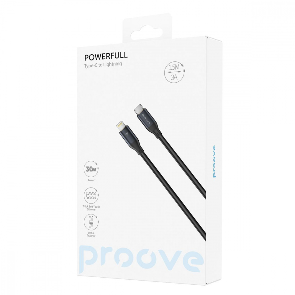 Кабель Proove PowerFull Type-C to Lightning 30W (1.5m) - фото 1