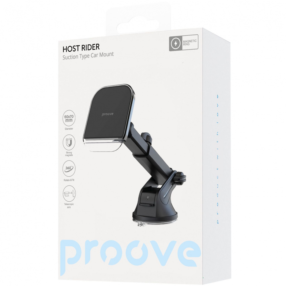 Автомобільний тримач Proove Host Rider Suction Type Car Mount — Придбати в Україні - фото 1