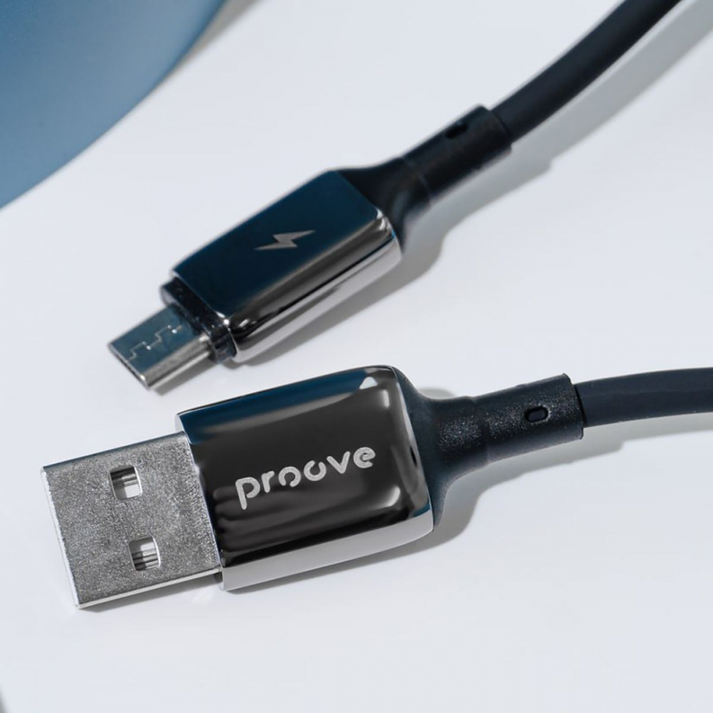 Кабель Proove Flex Metal Micro USB 2.4A (1m) - фото 6