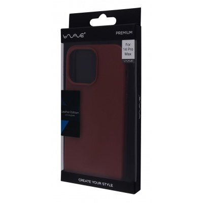 Чохол WAVE Premium Leather Edition Case with Magnetic Ring iPhone 14 Pro Max