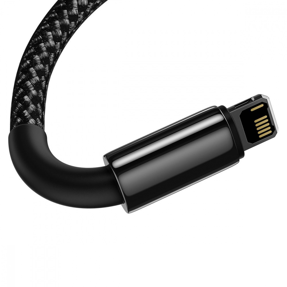 Кабель Baseus Tungsten Gold Fast Charging Lightning 2.4A (1m) — Придбати в Україні - фото 4