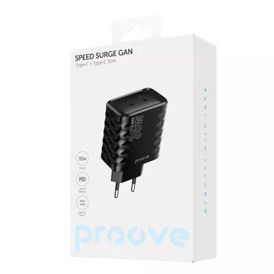 МЗП Proove Speed Surge Gan 35W (Type-C + Type-C) — Придбати в Україні