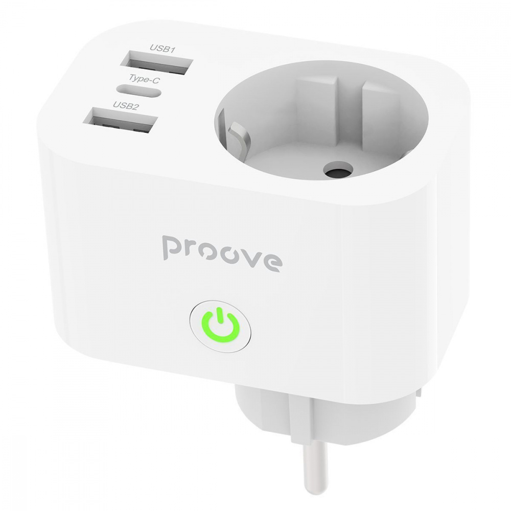 Розумна розетка Proove Rapid Smart Socket PD-02 EU 1AC — Придбати в Україні