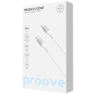 Кабель Proove ReGen Silicone Type-C to Type-C 60W (1m) — Придбати в Україні