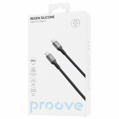 Купить Кабель Proove ReGen Silicone Type-C to Type-C 60W (2m) 58083 - Ncase