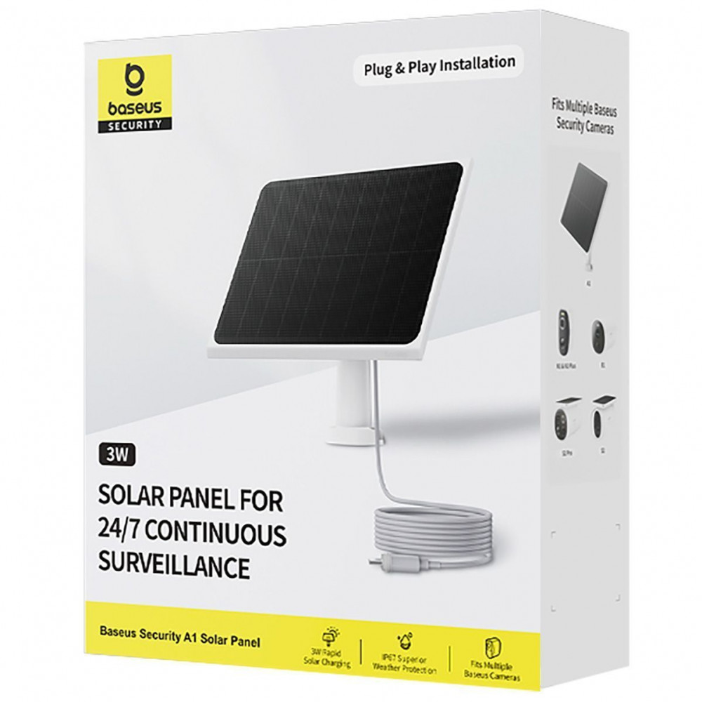 Сонячна Панель Baseus Security A1 Solar Panel — Придбати в Україні - фото 1