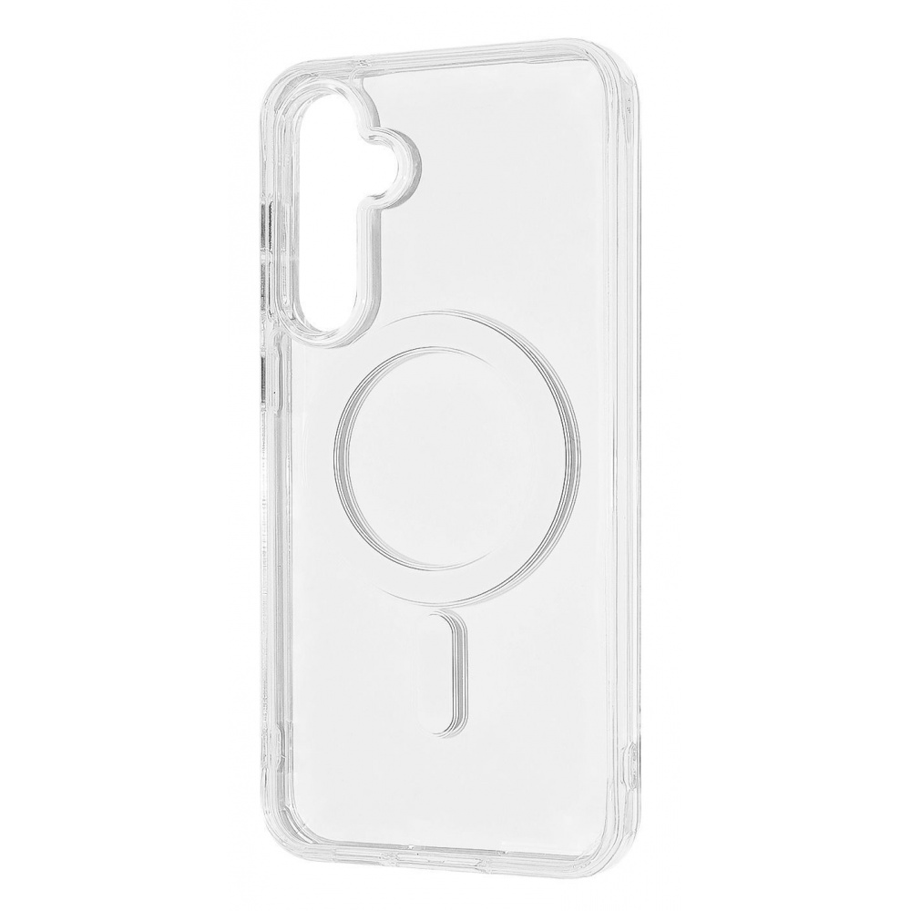 Чехол WAVE Clear Case (PC+TPU) with Magnetic Ring Samsung Galaxy S25