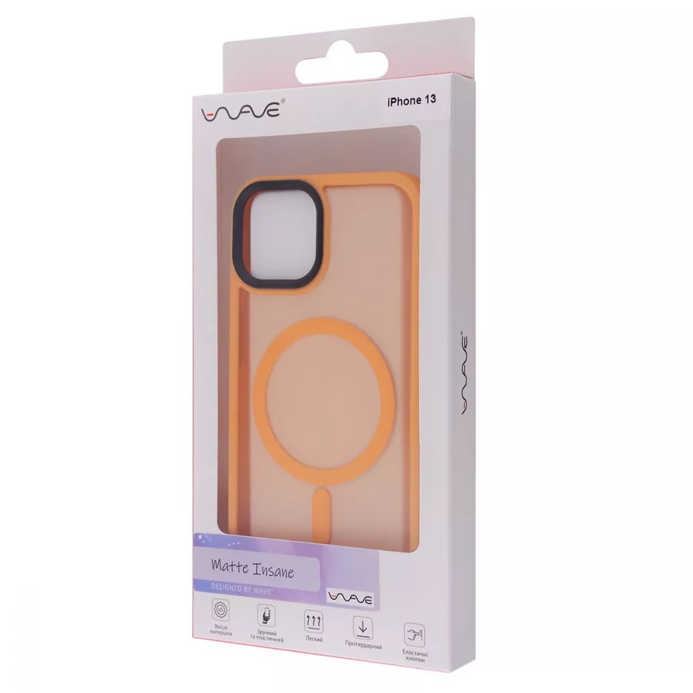 Чехол WAVE Matte Insane Case with Magnetic Ring iPhone 13 - фото 1