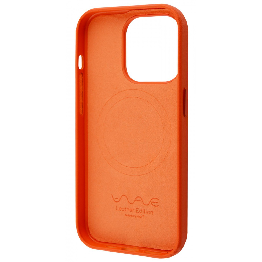 Чехол WAVE Premium Leather Edition Case with Magnetic Ring iPhone 14 Pro - фото 2