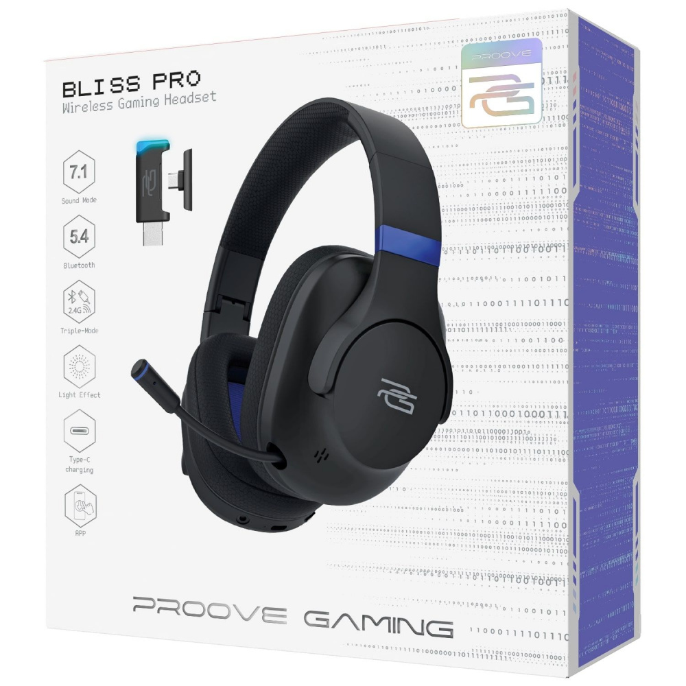 Бездротова ігрова гарнітура Proove Gaming Bliss Pro (APP) — Придбати в Україні - фото 1