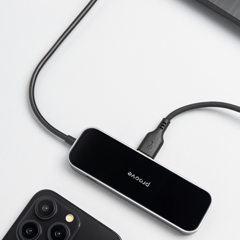 Type-C-Хаб Proove Shadow (2*USB3.0 + Type-C + PD100W + HDMI) — Придбати в Україні - фото 8