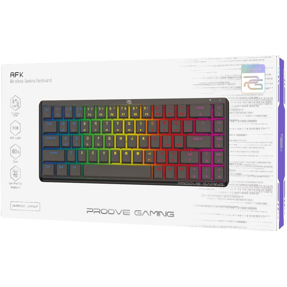 Беспроводная клавиатура Proove  Gaming AFK (Ukraine Layout) - фото 1