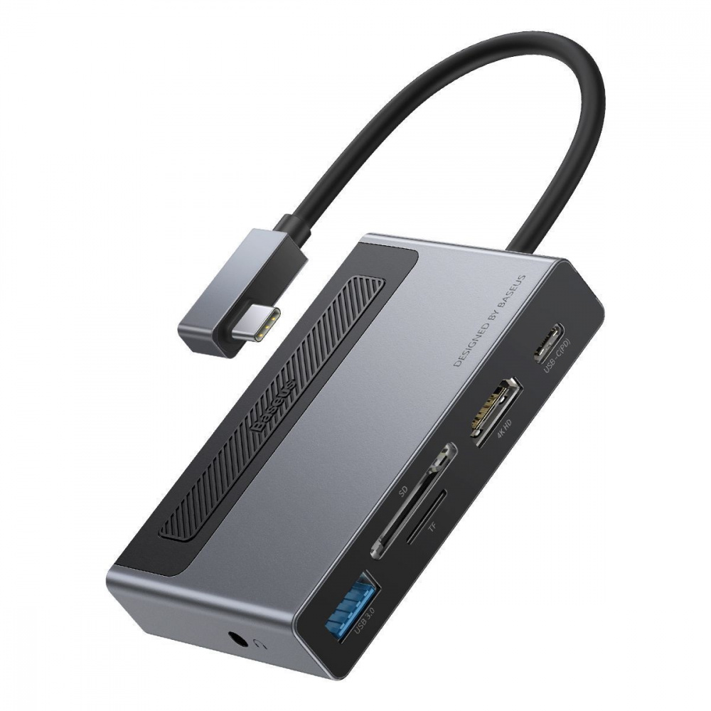 USB-Хаб Baseus Magic Multifunctional Type-C with a Retractable Clip Standard Edition — Придбати в Україні - фото 5