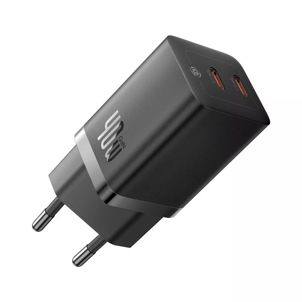 СЗУ Baseus GaN5 Pro 40W Type-C+Type-C - фото 4