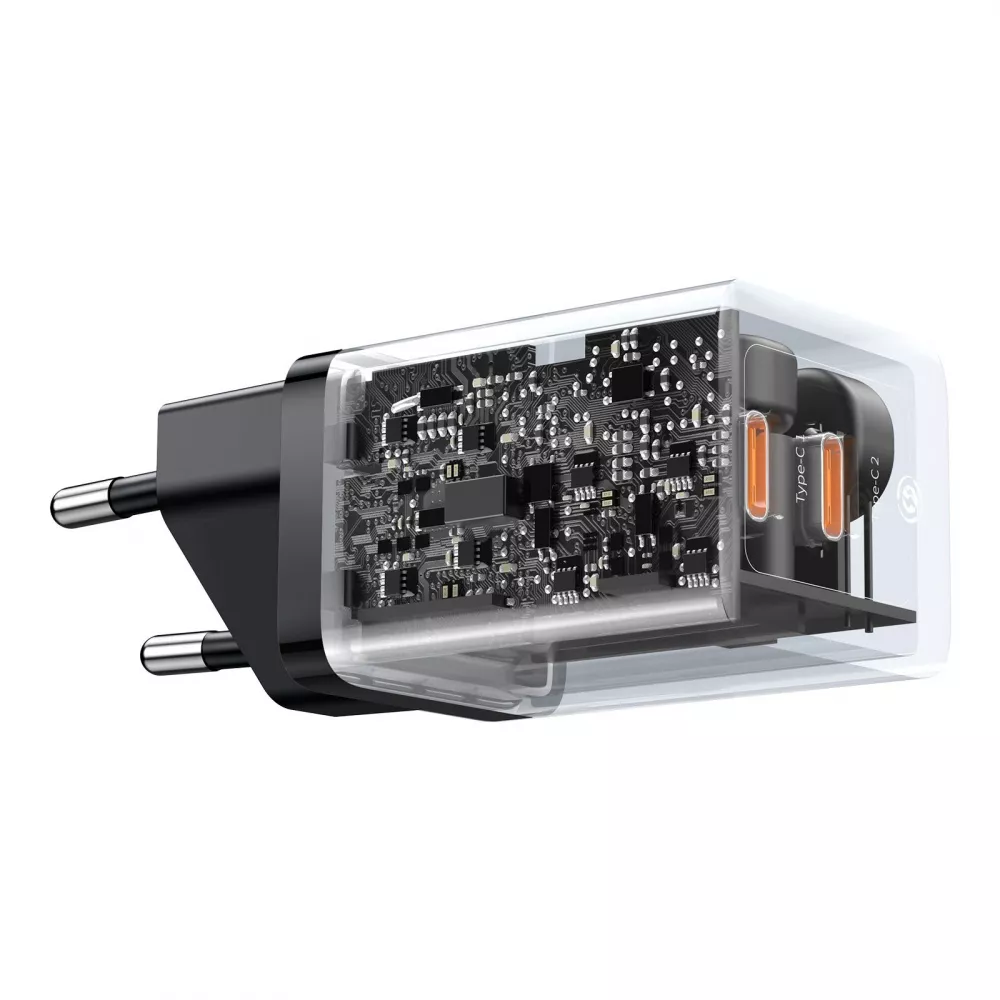 СЗУ Baseus GaN5 Pro 40W Type-C+Type-C - фото 7