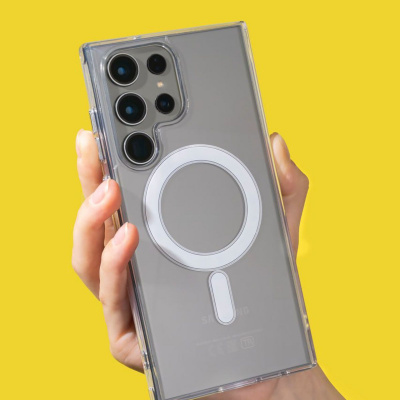 Чохол WAVE Clear Case (PC+TPU) with Magnetic Ring Google Pixel 8A — Придбати в Україні