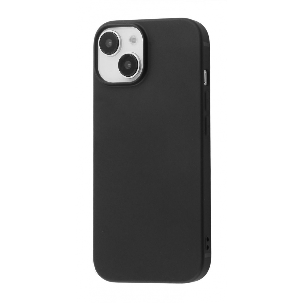 Чехол Силикон 0.5 mm Black Matt iPhone 15 Plus