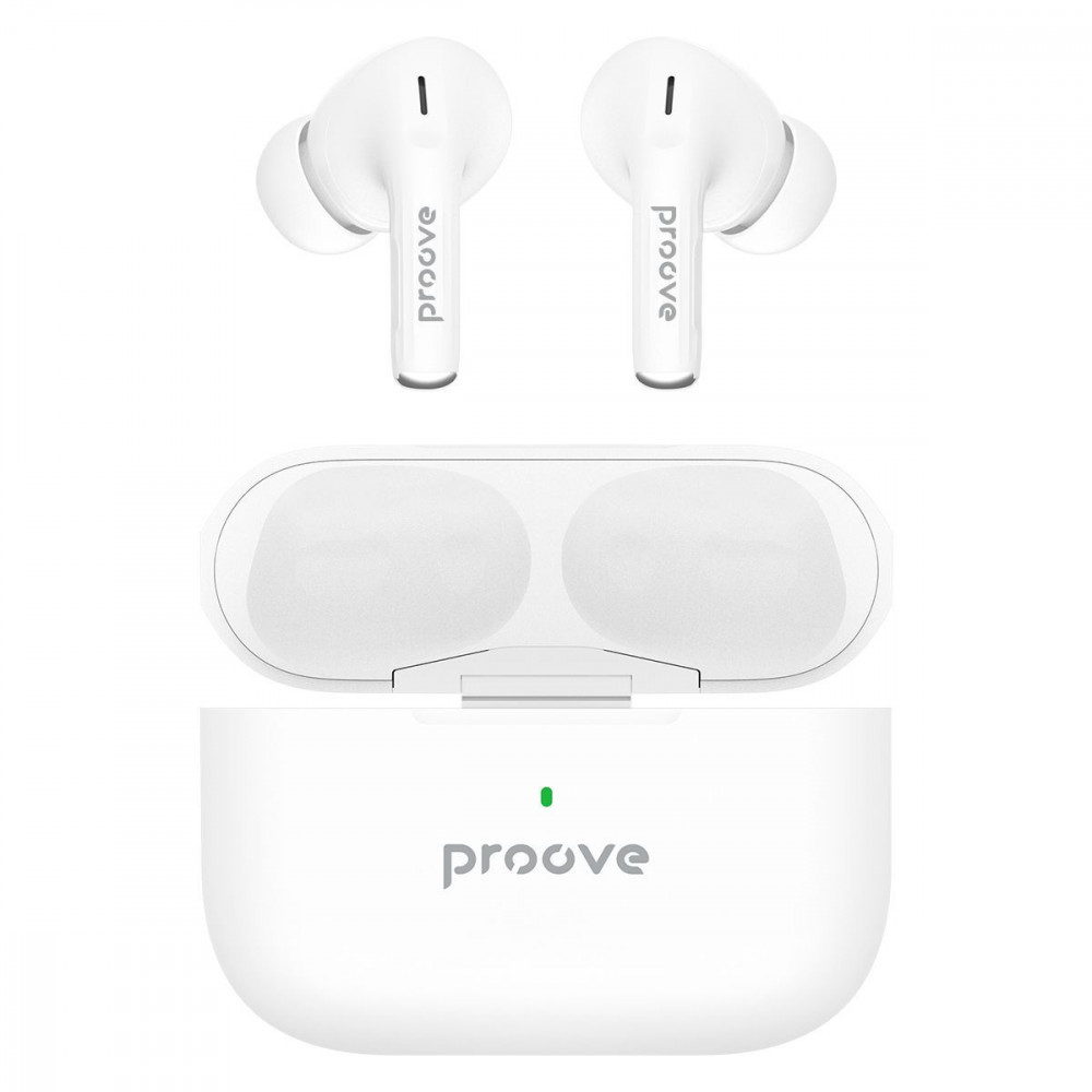 Бездротові навушники Proove Mainstream Pro TWS (APP) white на малюнкі №1