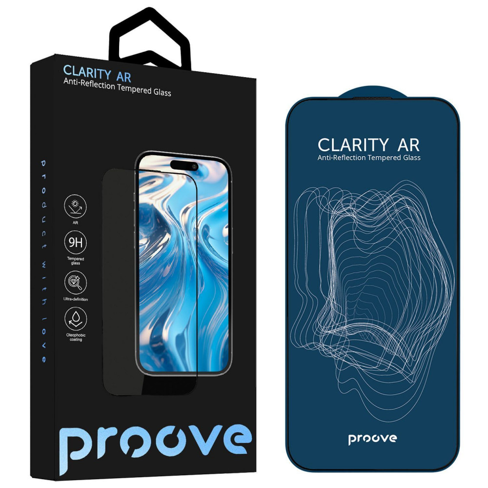 Защитное стекло Proove Clarity AR iPhone 17 Pro Max - фото 3