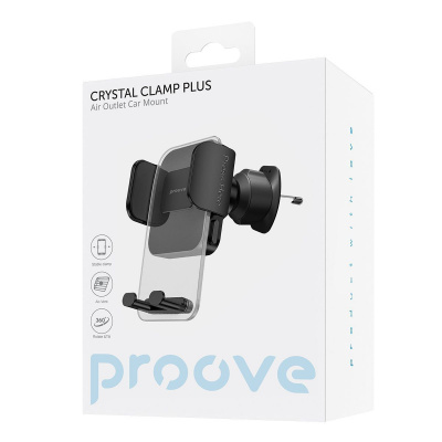 Автомобільний тримач Proove Crystal Clamp Plus Air Outlet Car Mount — Придбати в Україні