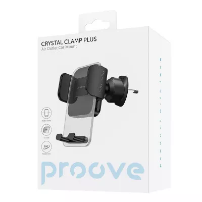 Автомобільний тримач Proove Crystal Clamp Plus Air Outlet Car Mount — Придбати в Україні