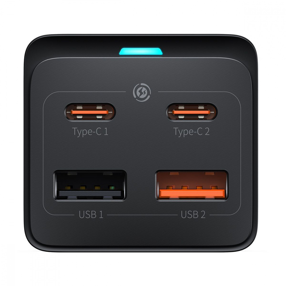 Мережевий фільтр Baseus GaN3 Pro Desktop Powerstrip 65W (2xType-C + 2xUSB + AC(EU)) — Придбати в Україні - фото 5