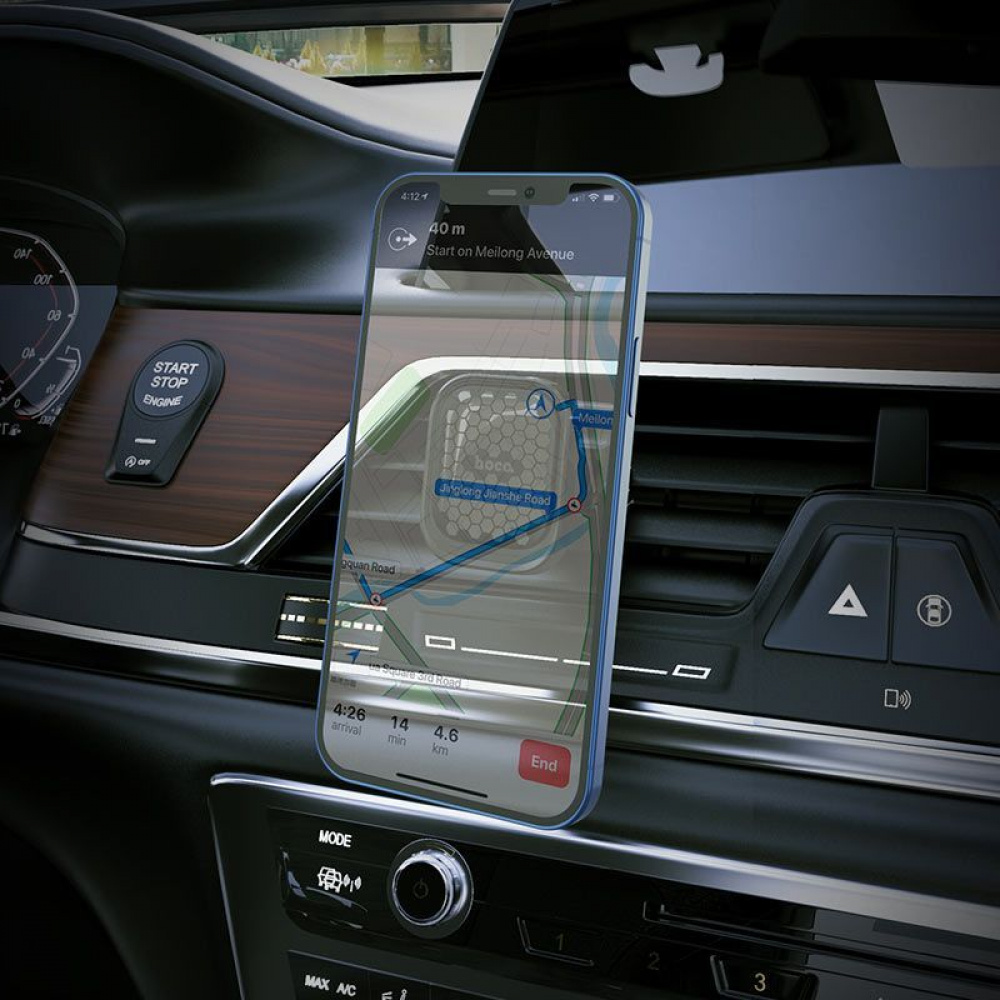 Автомобільний тримач Hoco S49 Fuerte Air Outlet Magnetic — Придбати в Україні - фото 1