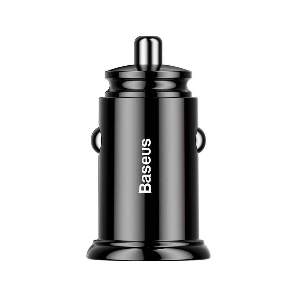 Автомобильное ЗУ Baseus Circular Plastic QC 3.0 30W 2USB