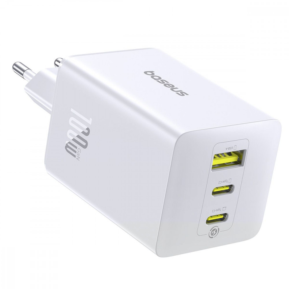 МЗП Baseus EnerFill FE11 Fast Charger 100W  ( 2Type-C+USB ) — Придбати в Україні - фото 3