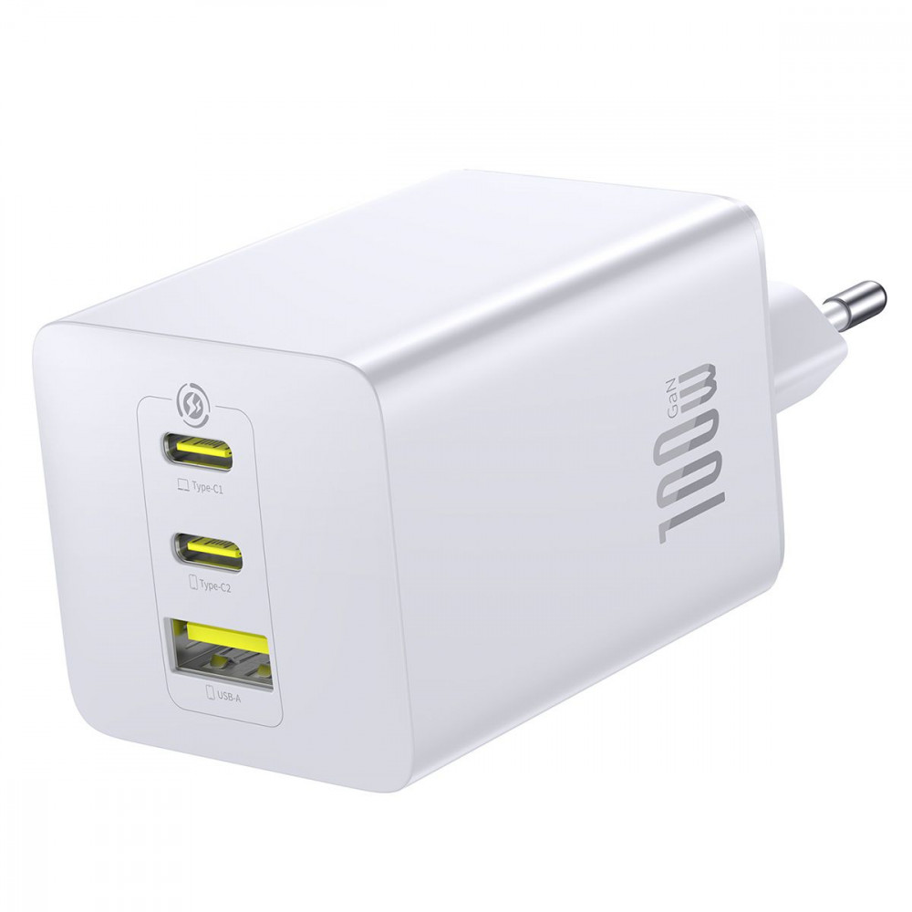 МЗП Baseus EnerFill FE11 Fast Charger 100W  ( 2Type-C+USB ) — Придбати в Україні - фото 4