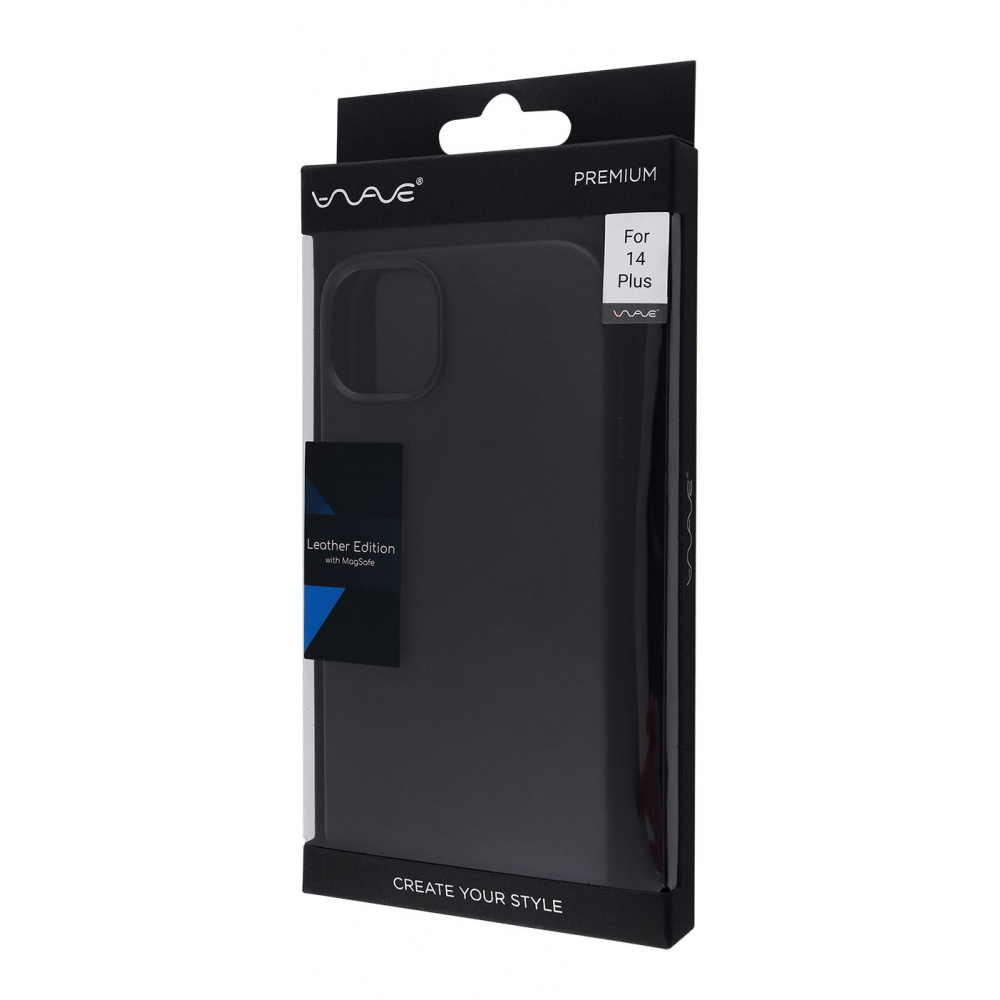 Чехол WAVE Premium Leather Edition Case with Magnetic Ring iPhone 14 Plus/15 Plus - фото 1