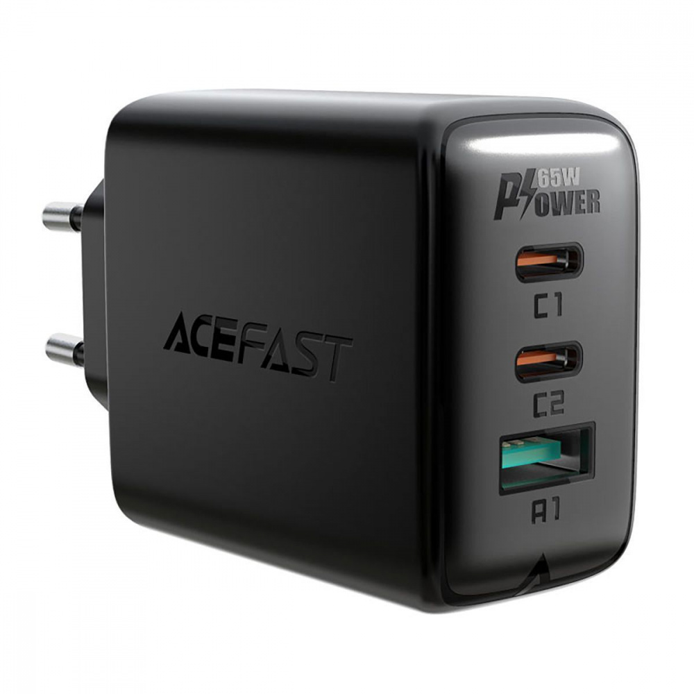 СЗУ Acefast A13 PD 65W (2 Type-C + USB) - фото 7