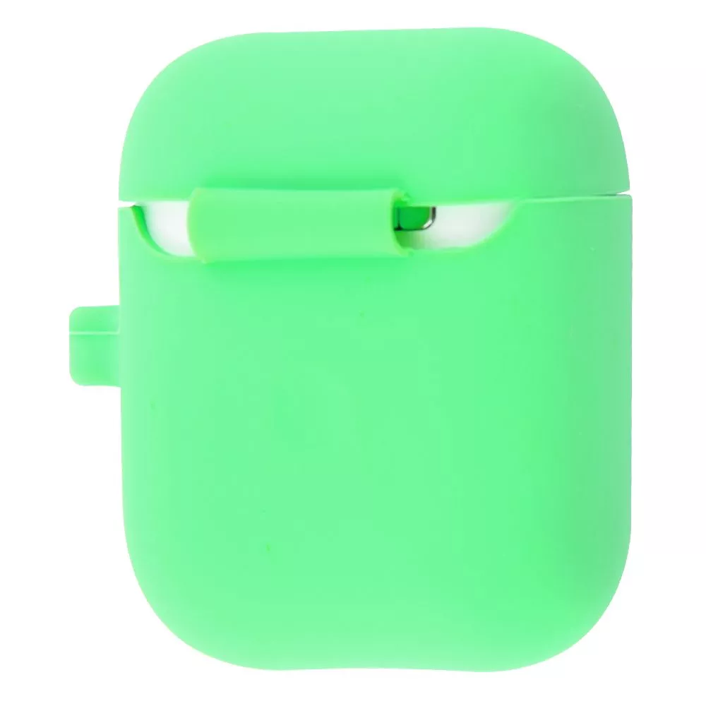 Чехол Silicone Case Slim with Carbine for AirPods 2 - фото 2