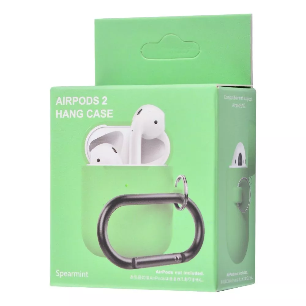 Чехол Silicone Case Slim with Carbine for AirPods 2 - фото 1