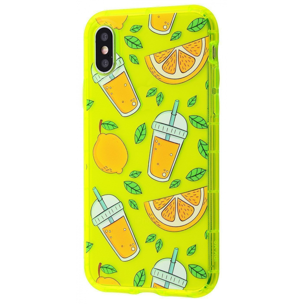 Fruit Cocktail Case (TPU) iPhone X/Xs - фото 8