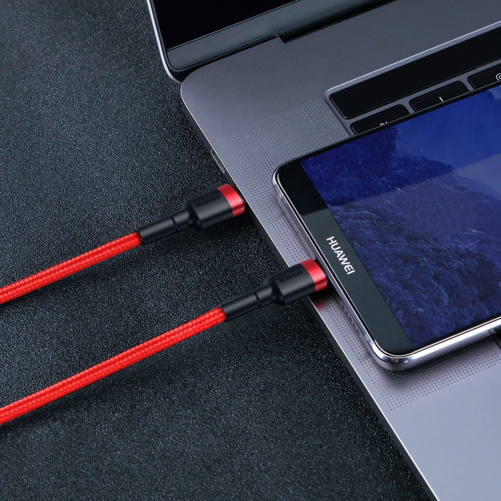 Кабель Baseus Cafule Flash Charging Type-C to Type-C PD 2.0 100W (2m) — Придбати в Україні - фото 4