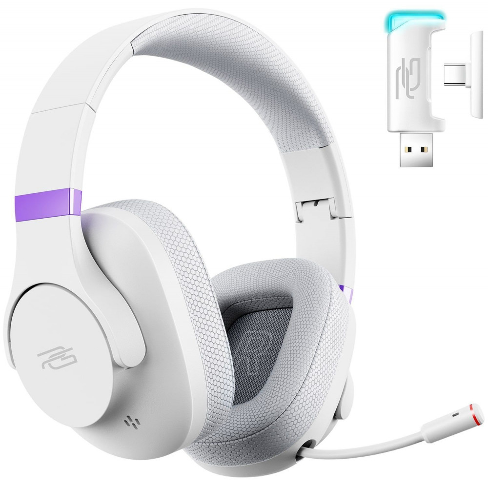 Бездротова ігрова гарнітура Proove Gaming Bliss Pro (APP) white на малюнкі №8