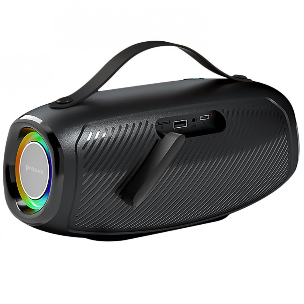 Портативна Акустика Proove Stellar 20W (APP) black Фотографія №3 Портативна Акустика Proove Stellar 20W (APP) black на малюнкі №3