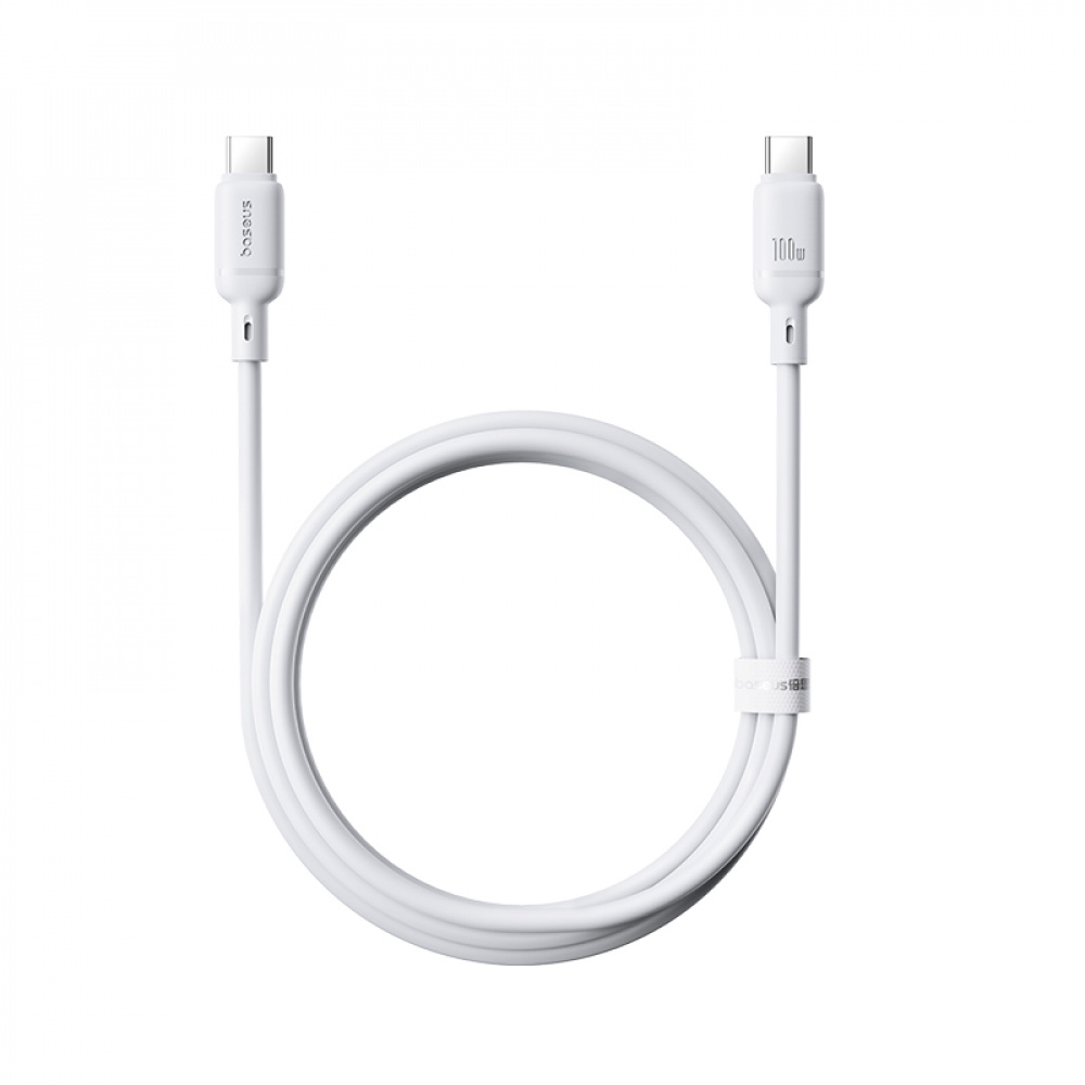 Кабель Baseus Silky Series Fast Charging Type-C to Type-C 100W (2m) - фото 5