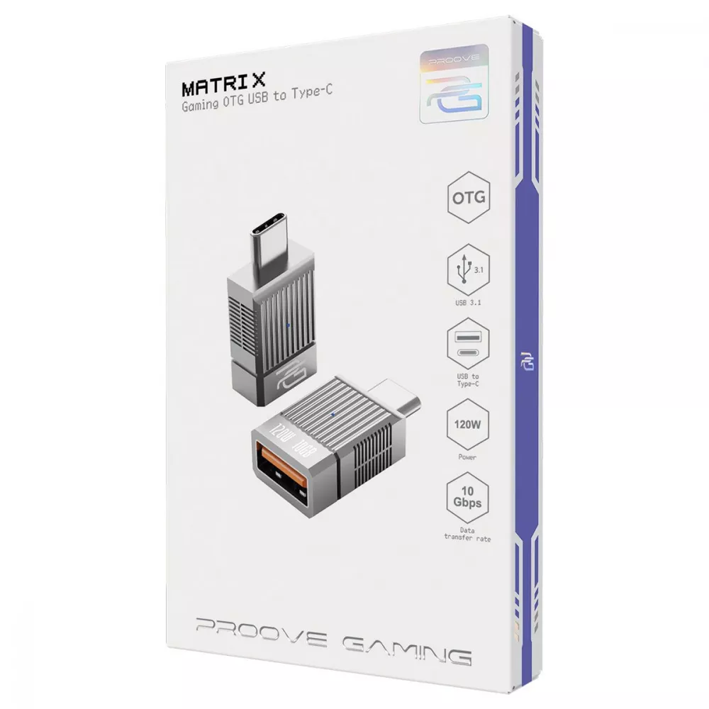 Переходник Proove Gaming Matrix OTG USB to Type-C - фото 1