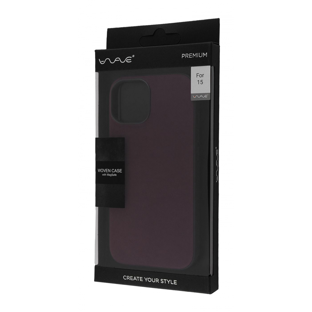 Чехол WAVE Premium Woven Case with Magnetic Ring iPhone 15 - фото 1