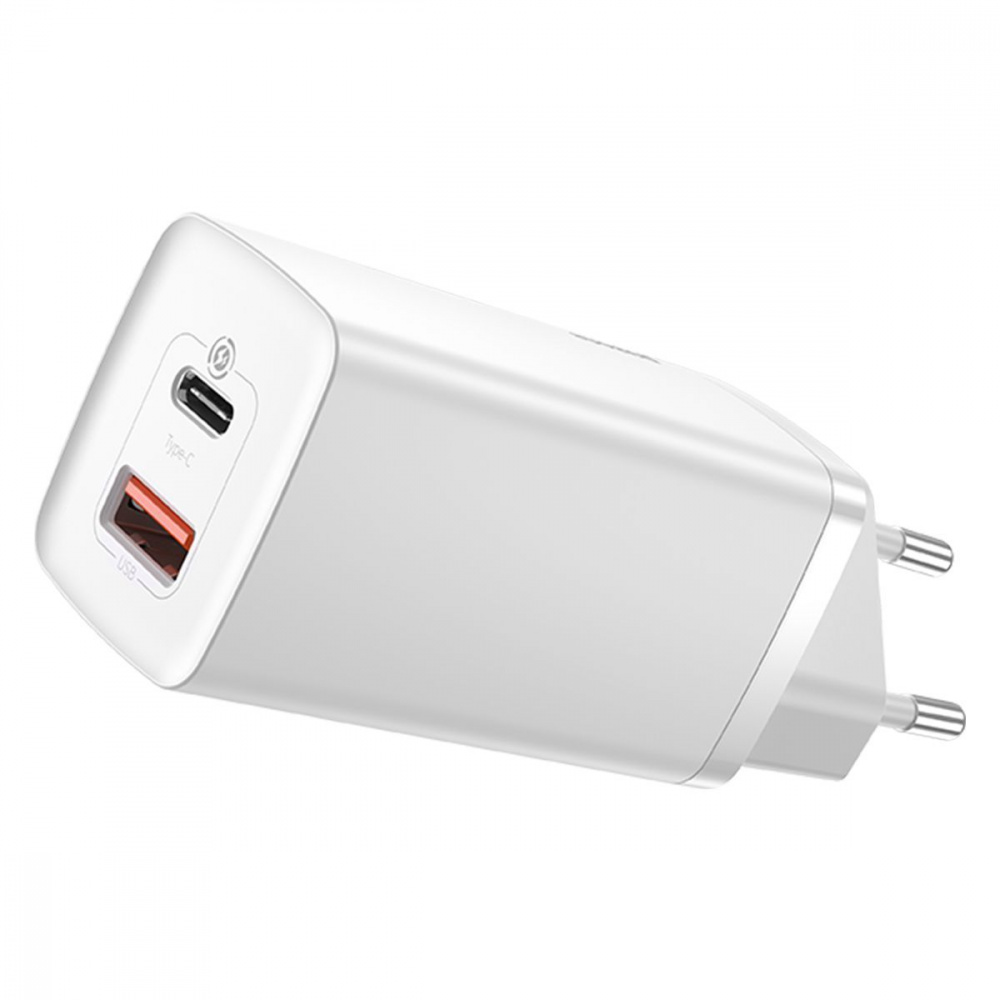 МЗП Baseus GaN2 Lite Quick Charger 65W (1 Type-C + 1 USB) — Придбати в Україні - фото 4